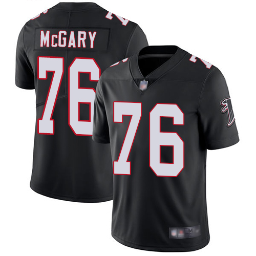 Atlanta Falcons Limited Black Men Kaleb McGary Alternate Jersey NFL Football #76 Vapor Untouchable->atlanta falcons->NFL Jersey